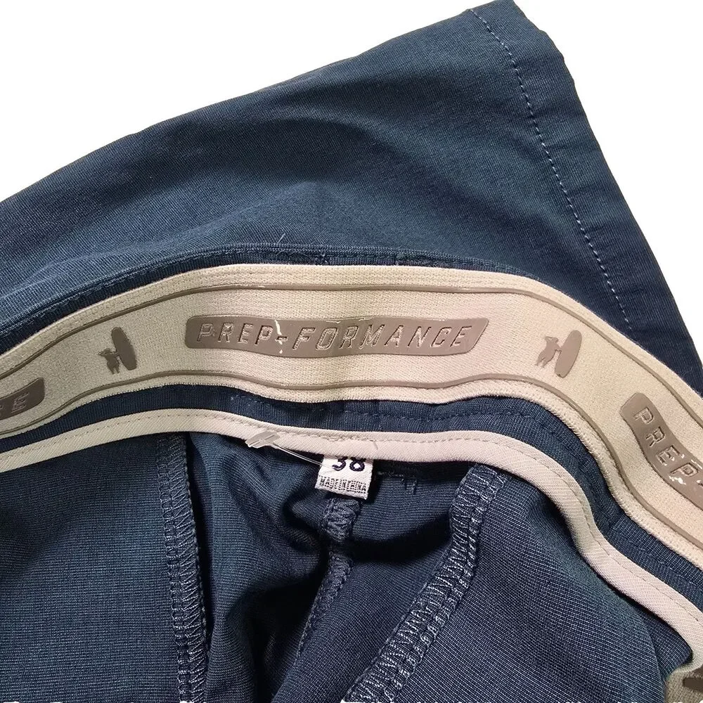 Johnnie-O Calcutta Shorts Mens 38 Lake Blue Prep-Performance Stretch JMSH1950